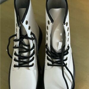 Doc Martens white boots